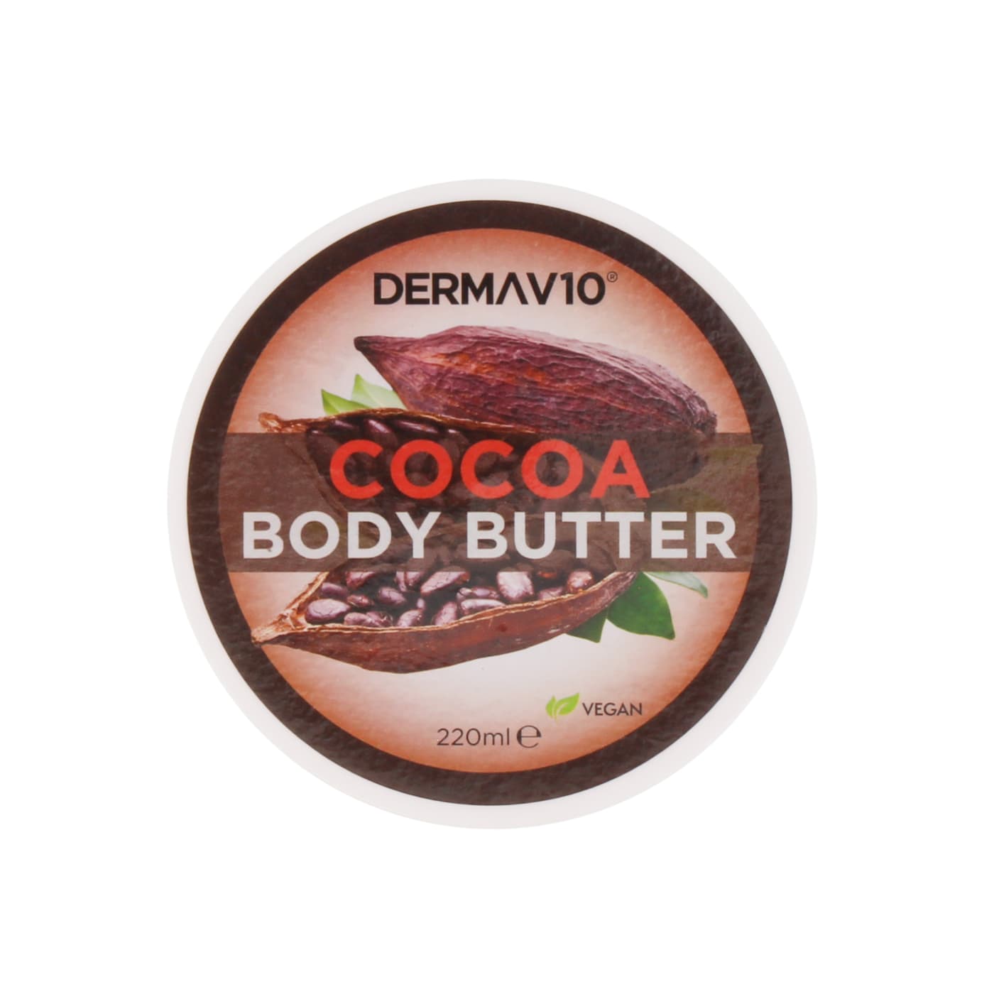 DERMA V10 220ML B/BUTTER COCOA