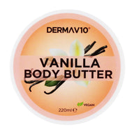 DERMA V10 220ML BODY BUTTER VANILLA