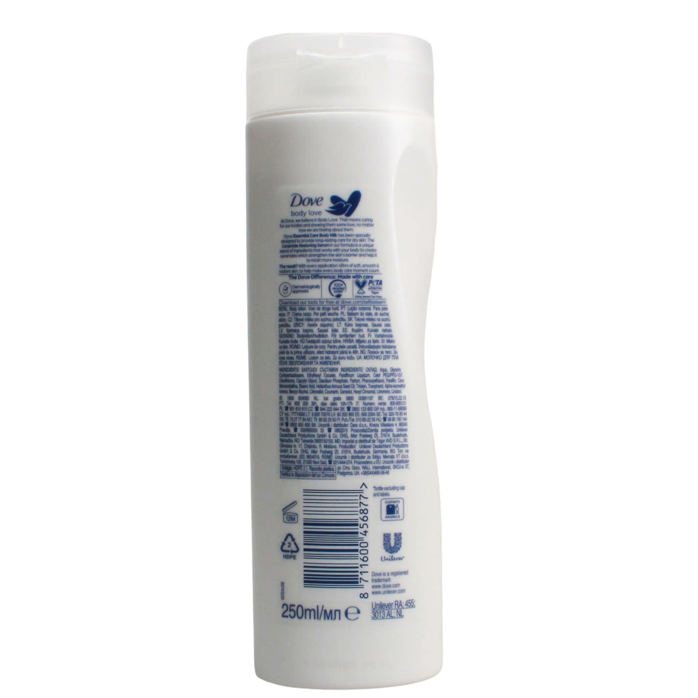 Dove 250ml Body Lotion Essential Nourishment