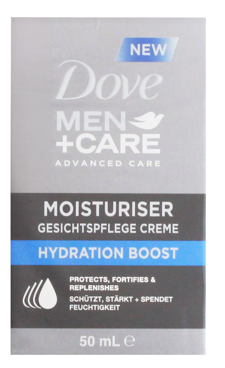 DOVE MEN+CARE 50ML MOISTURISER DAY CREAM HYDRATION BOOST