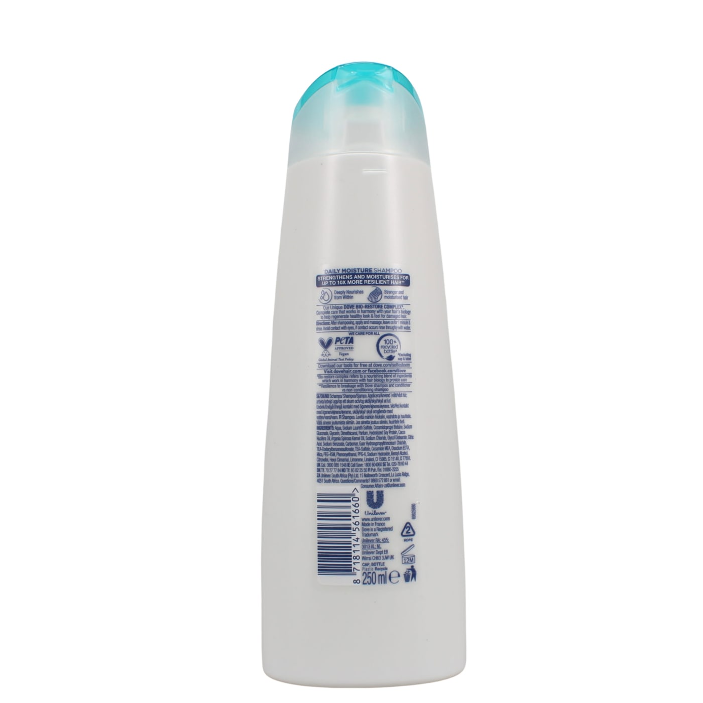 DOVE 250ML S/POO DAILY MOISTURE