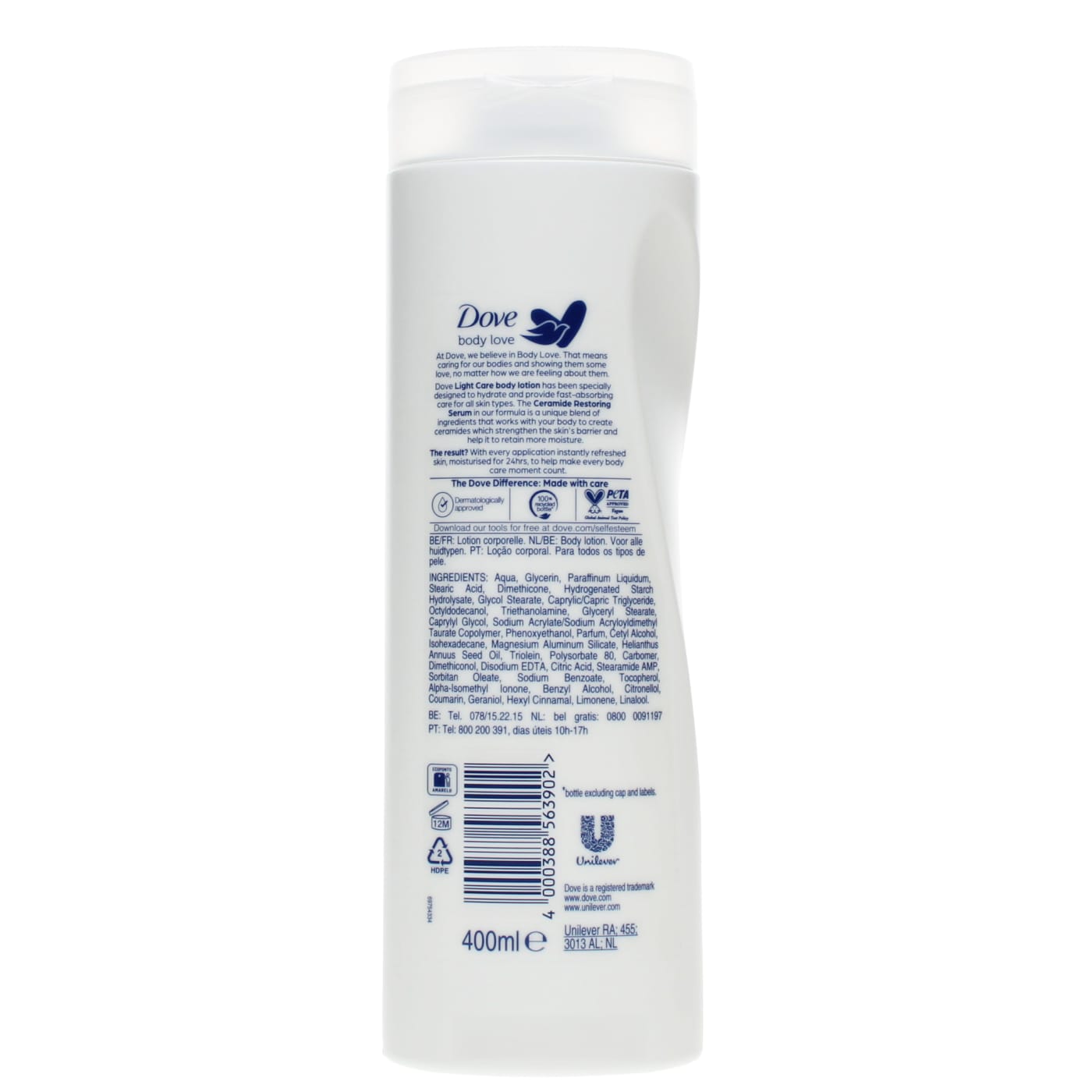 Dove 400ml Body Lotion Light Care