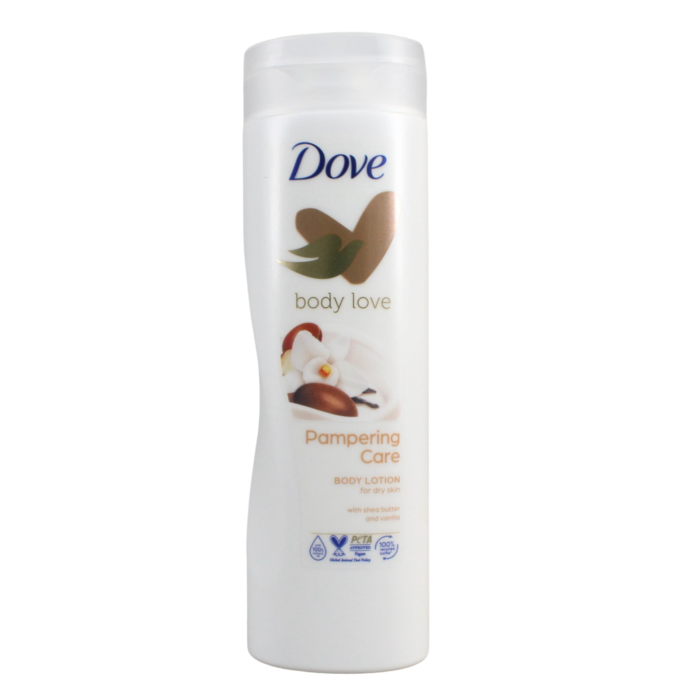 Dove 250ml Body Lotion For Dry Skin Pampering Care Shea Butter & Vanilla