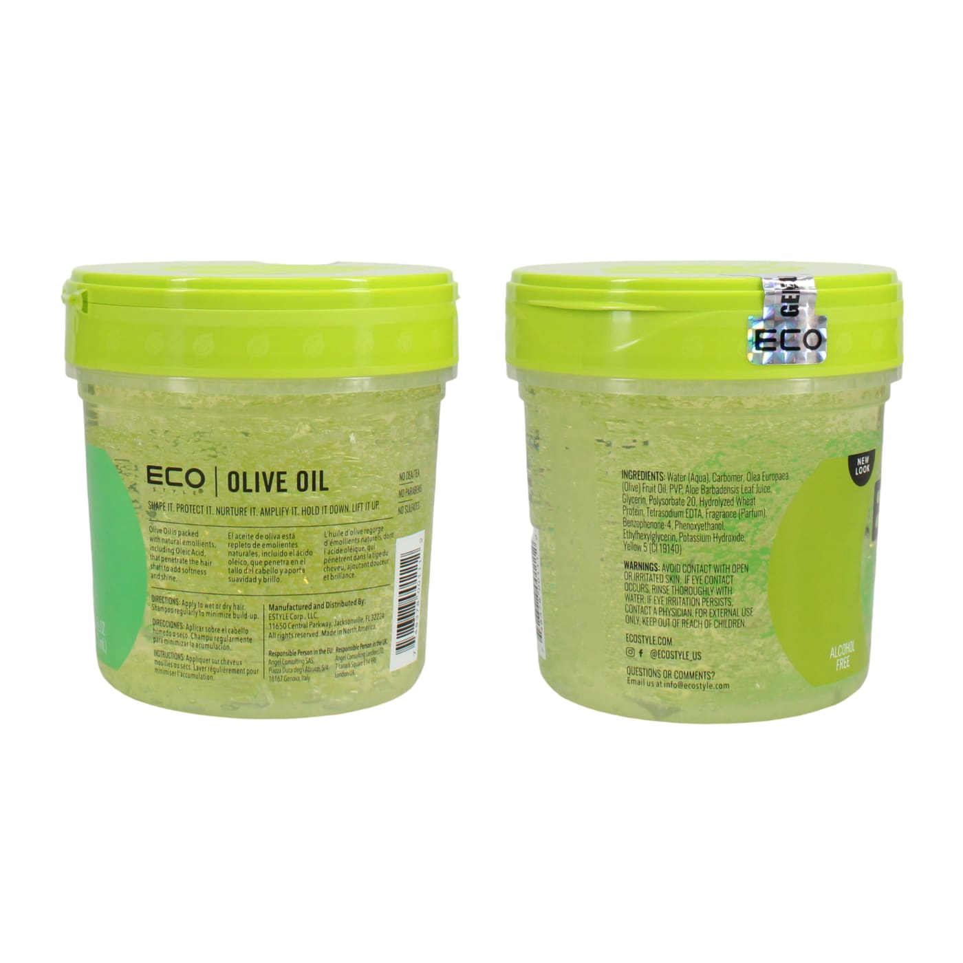 ECOSTYLE 473ML STYLING GEL OLIVE 03/27