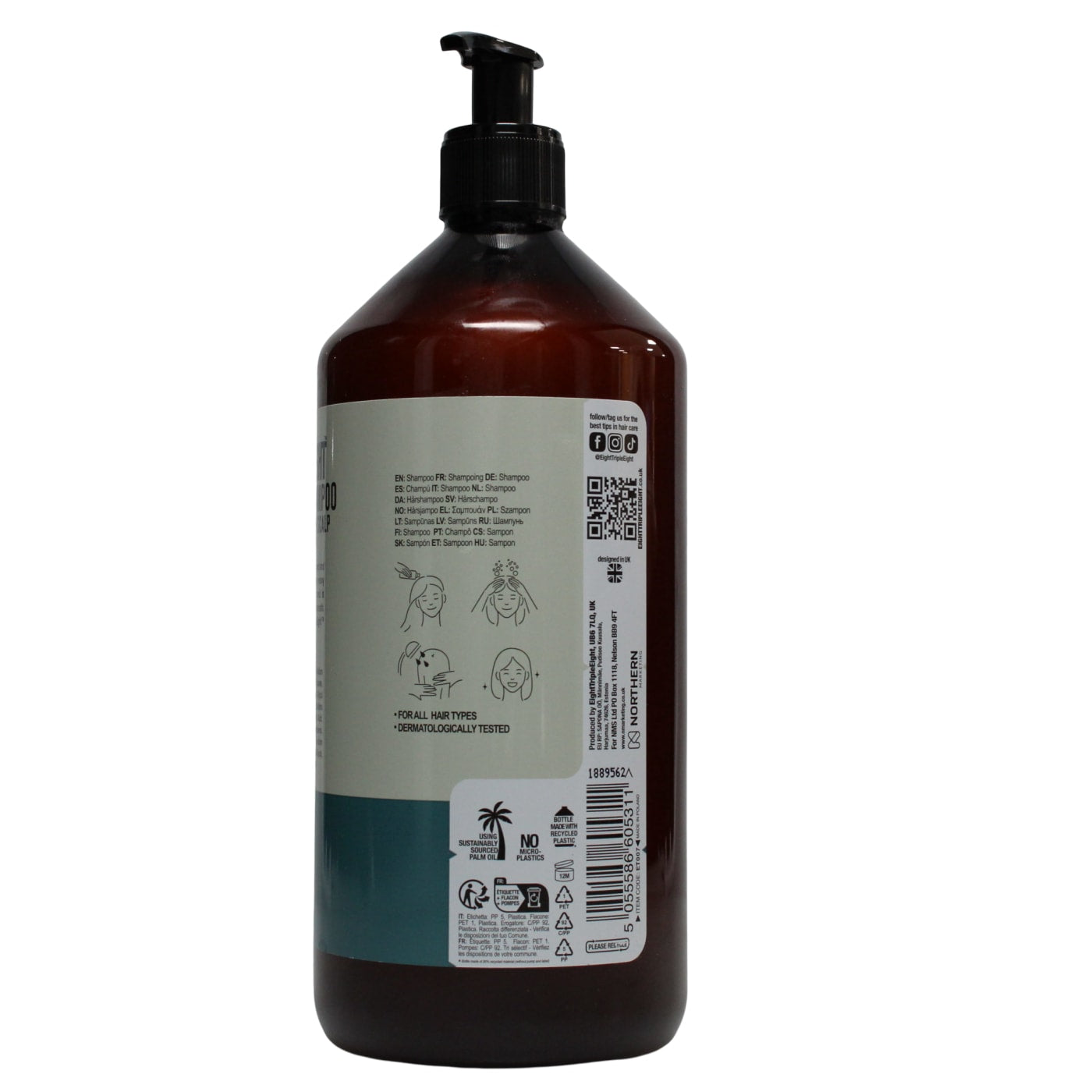 EIGHTTRIPLEEIGHT 1L S/POO COCONUT