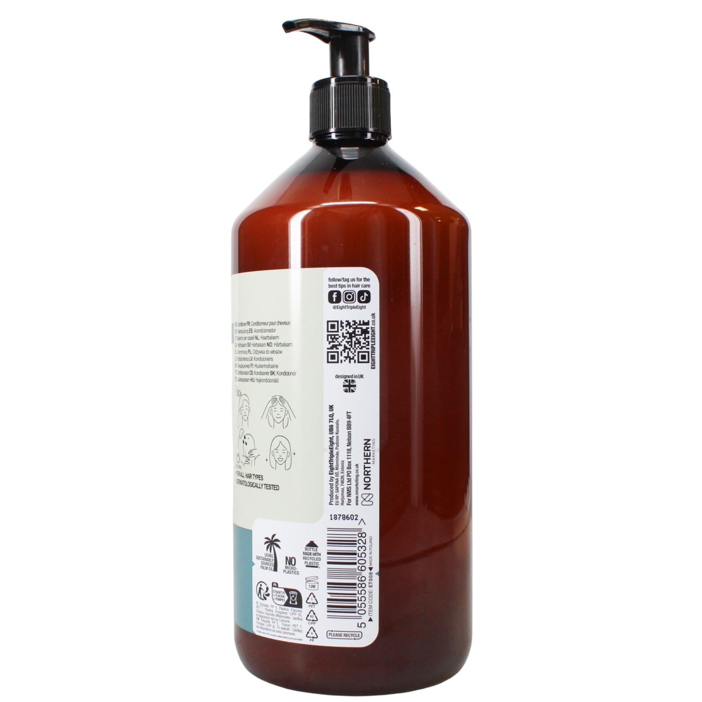 Eighttripleeight 1L Conditioner Coconut