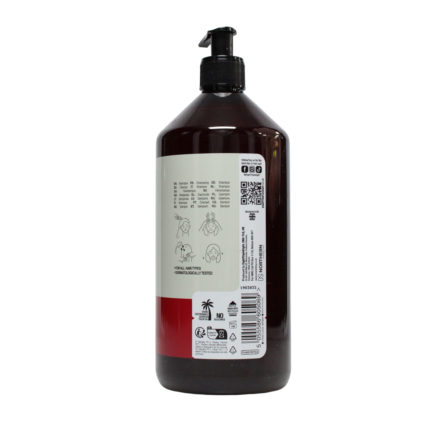 EIGHTTRIPLEEIGHT 1L S/POO CAFFEINE