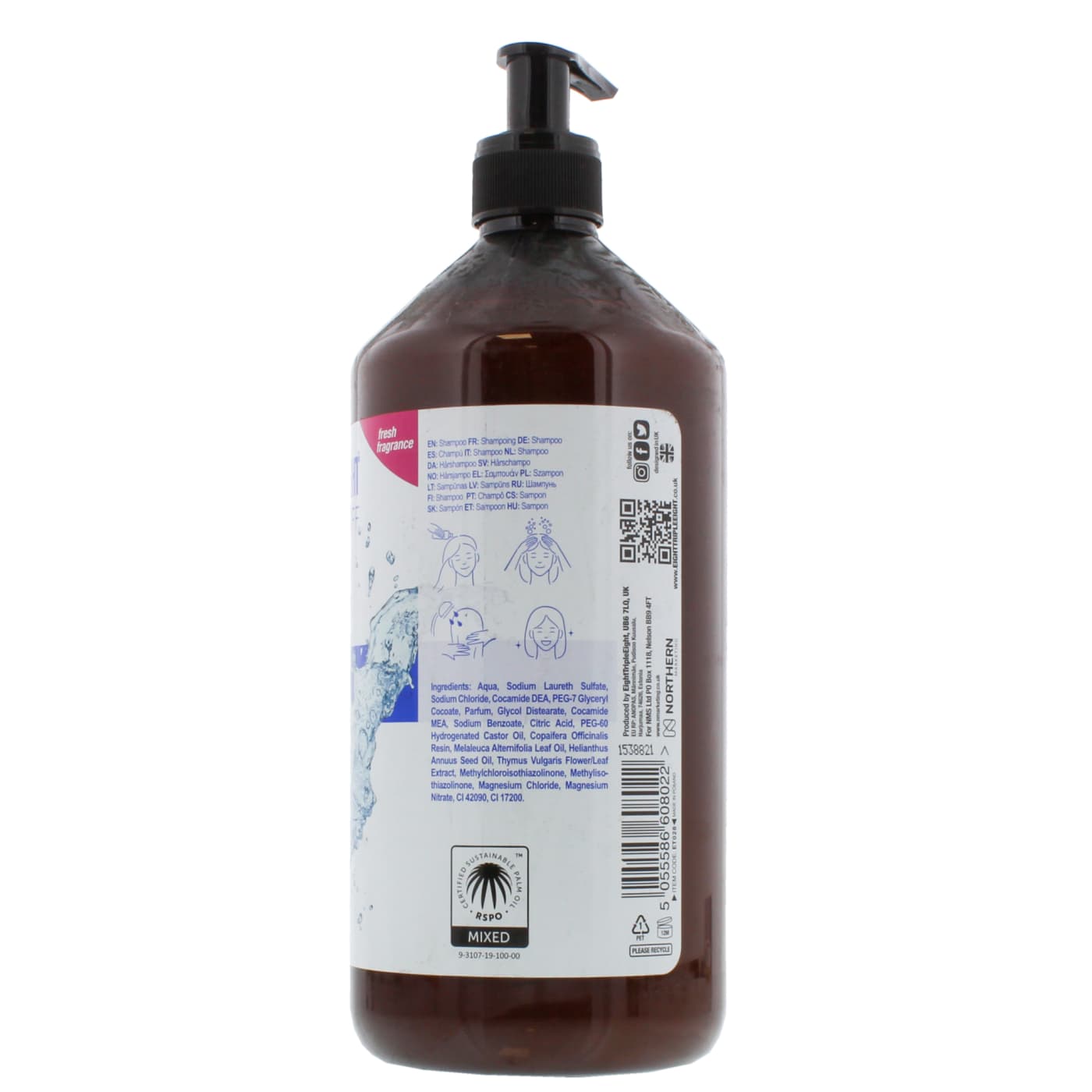 EIGHTTRIPLEEIGHT 1L S/POO ANTI-DANDRUFF