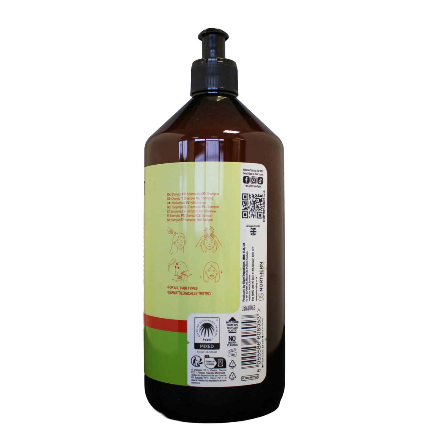 EIGHTTRIPLEEIGHT 1L S/POO APPLE CIDER