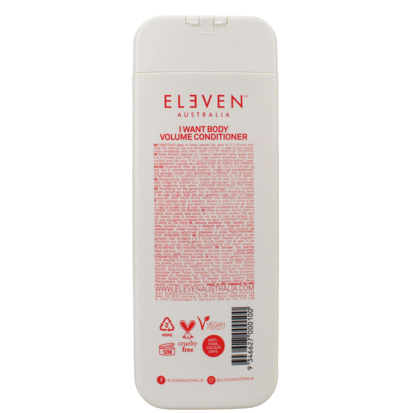 ELEVEN AUS I WANT BODY 300ML COND VOL