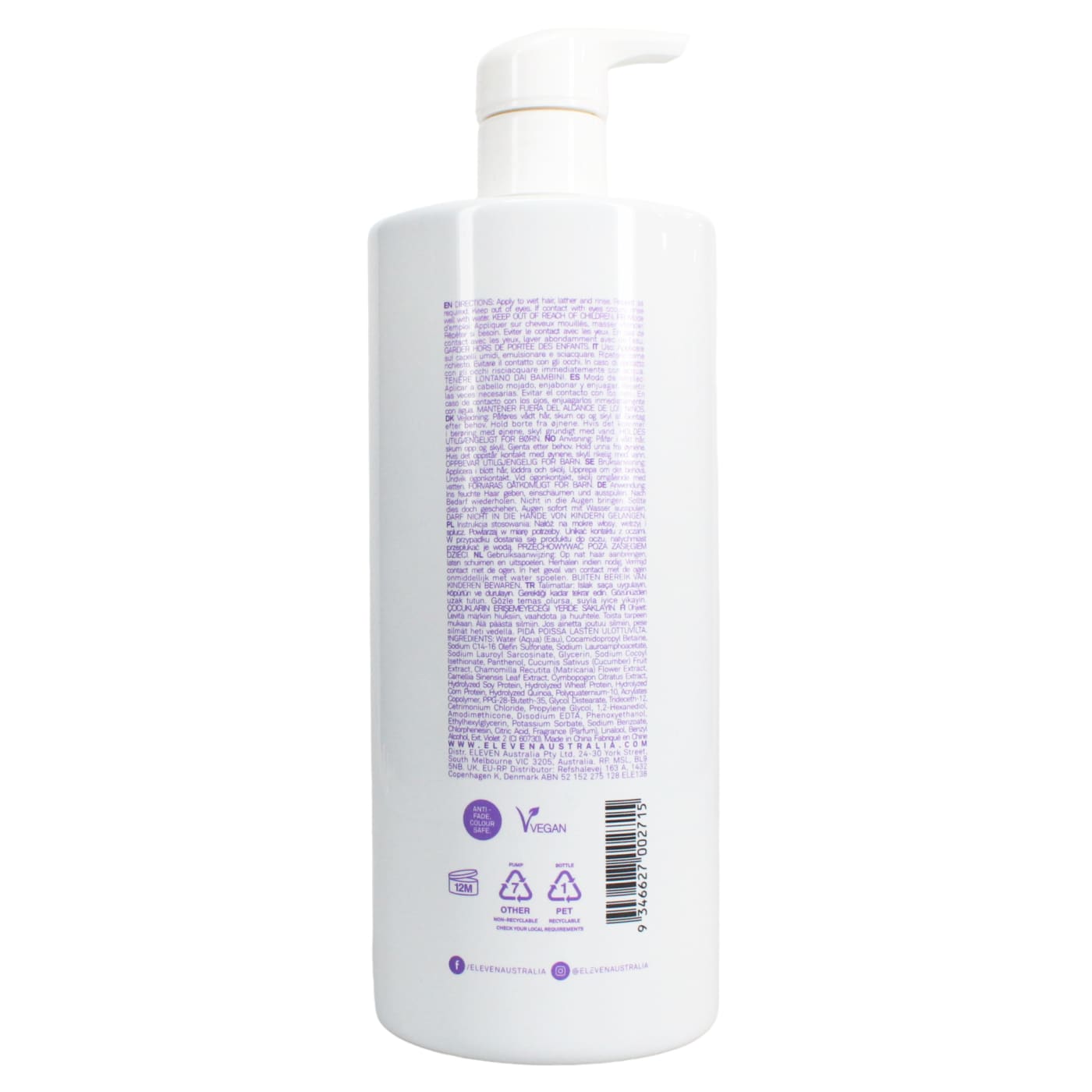 ELEVEN AUS KEEP MY COLOUR 960ML S/POO