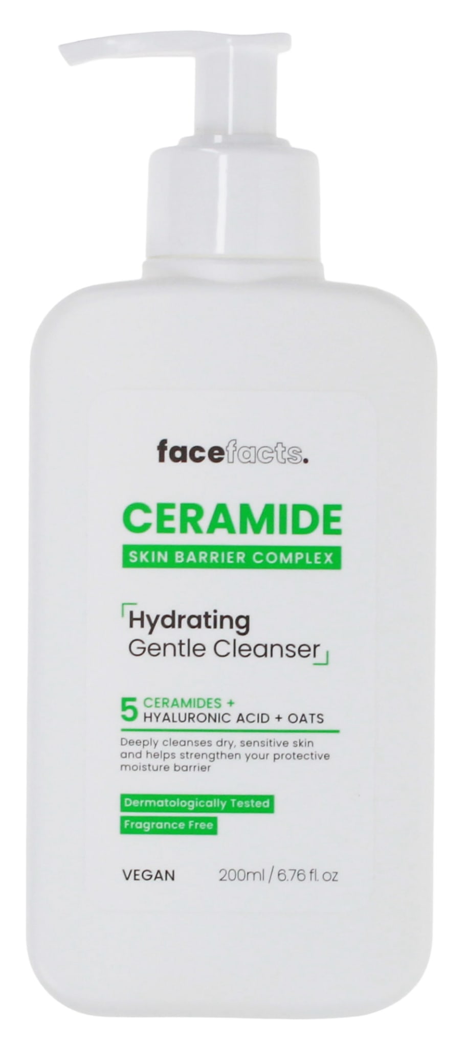 FACE FACTS CERAMIDE 200ML CLEANSER HYDRATING