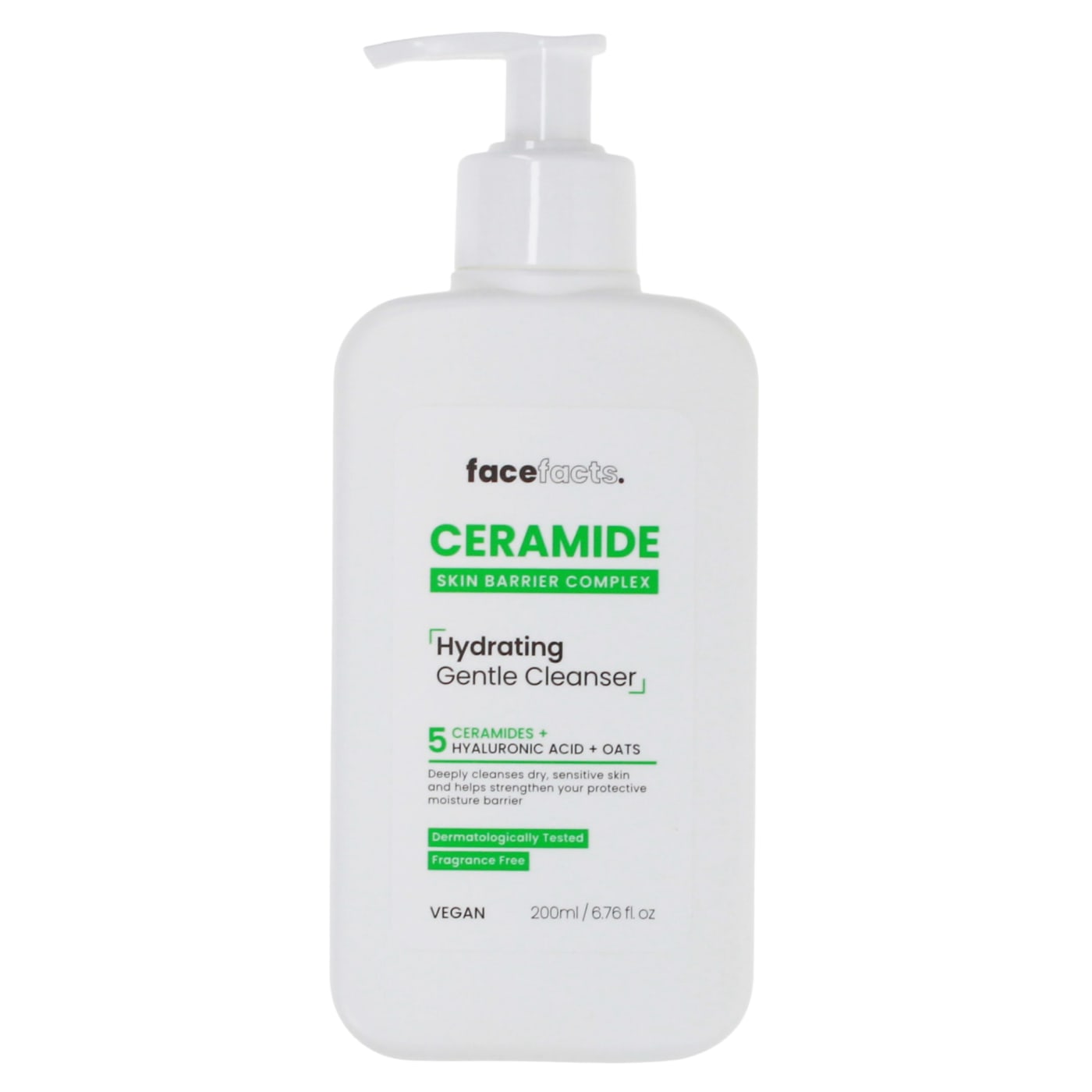 FACE FACTS CERAMIDE 200ML CLEANSER HYDRATING