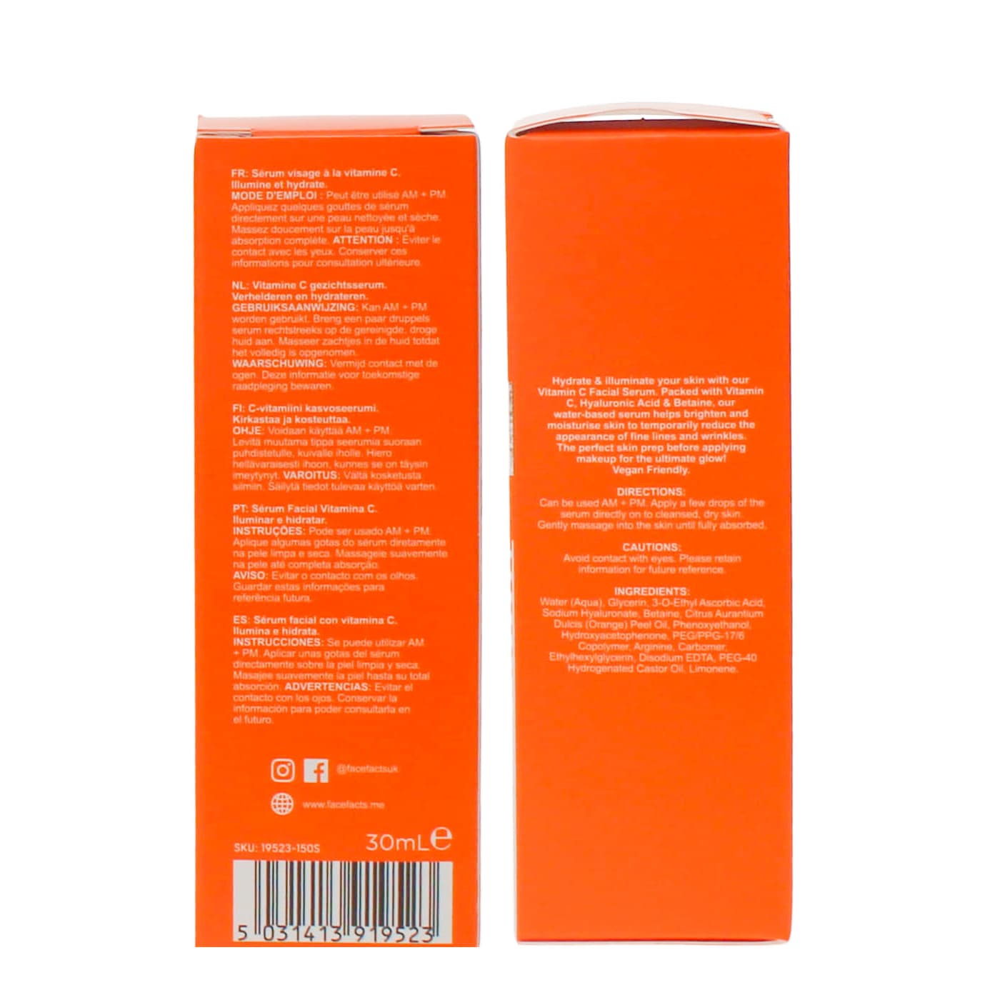 F.FACTS VITAMIN C 30ML FACIAL SERUM