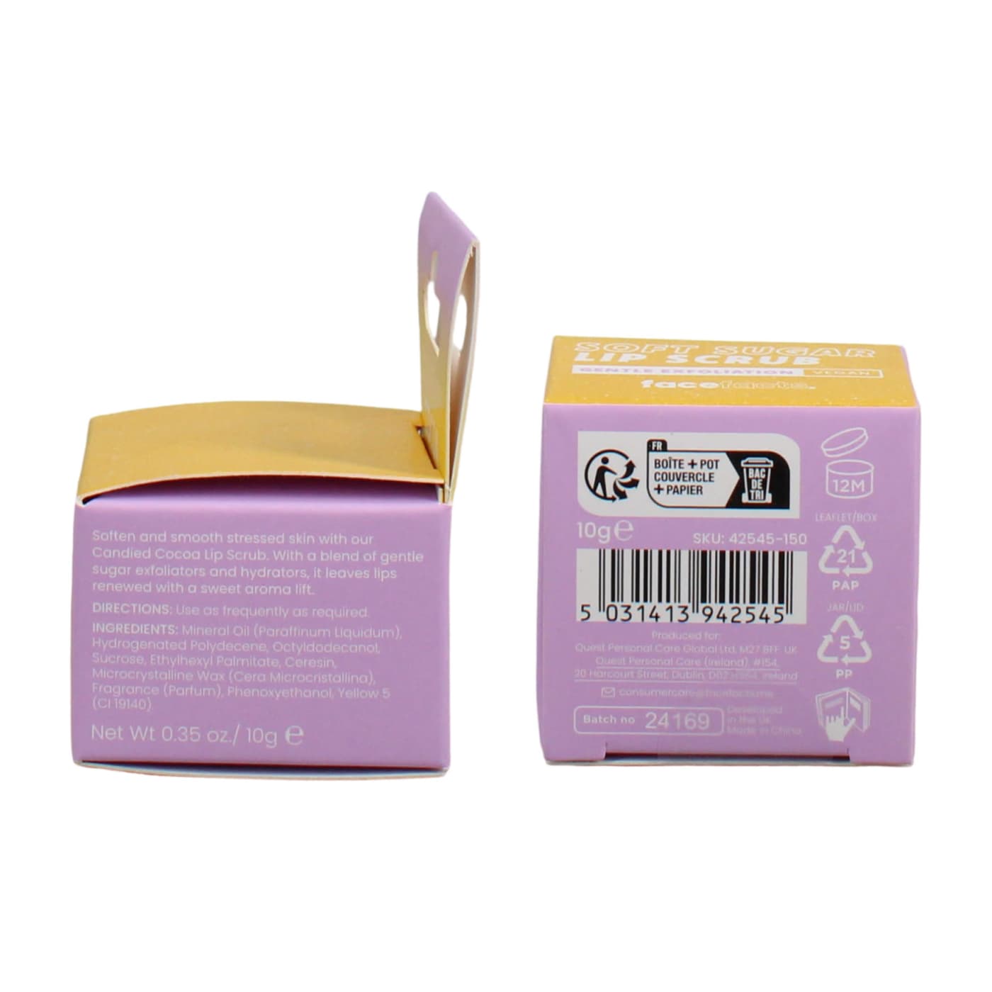 Face Facts 10g Lip Scrub Candied Cocoa