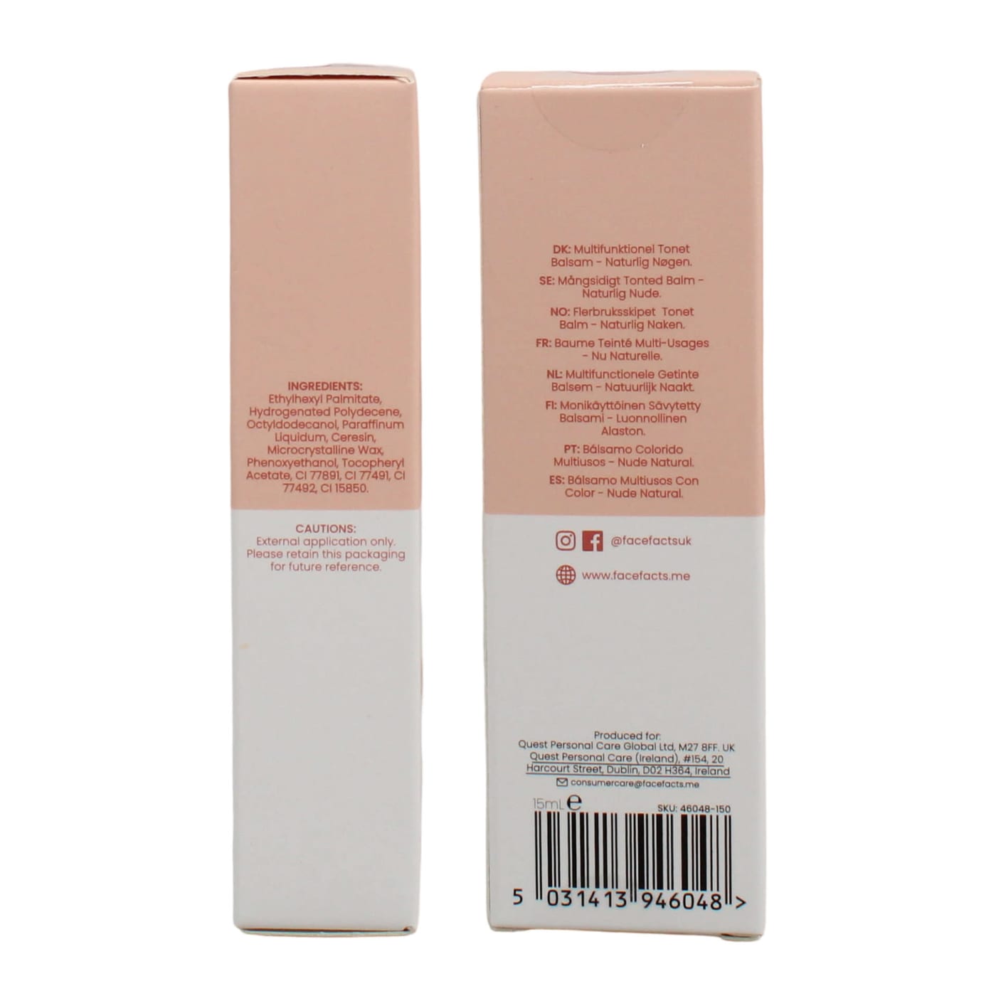 FACE FACTS 15ML MULTI-PURPOSE BALM NUDE