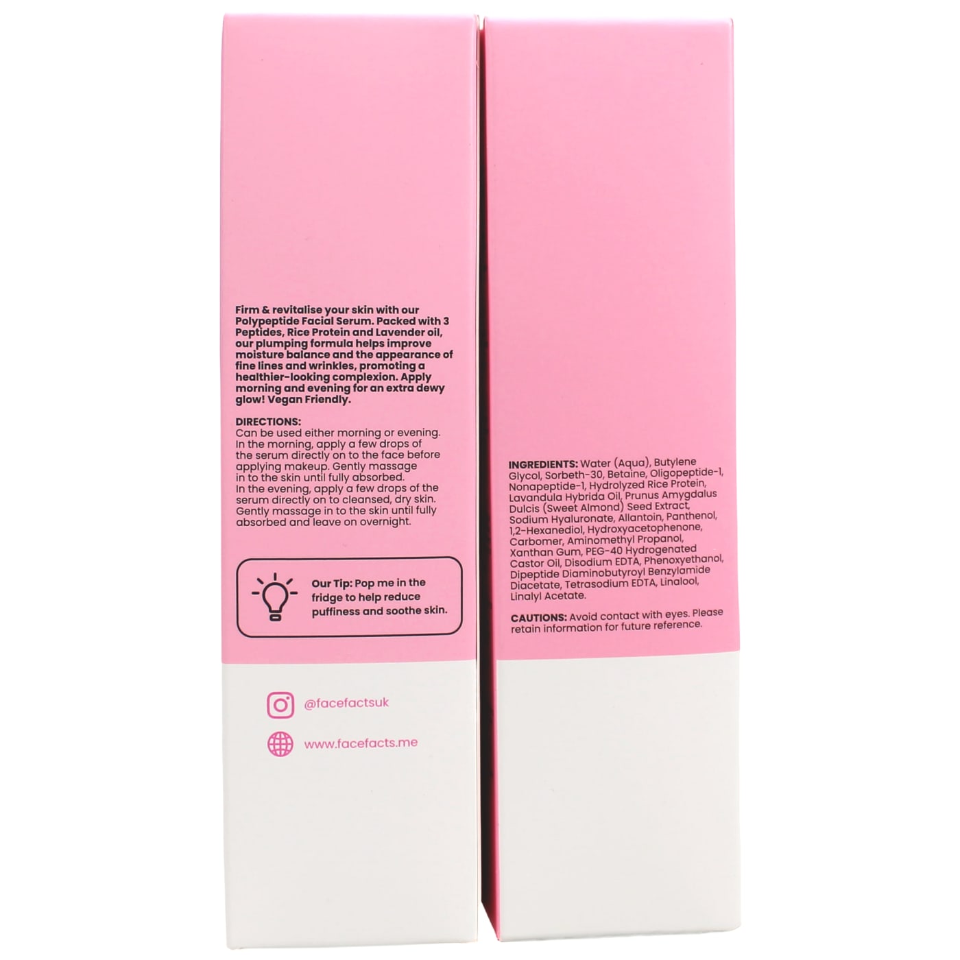Face Facts 30ml Facial Serum Polypeptide