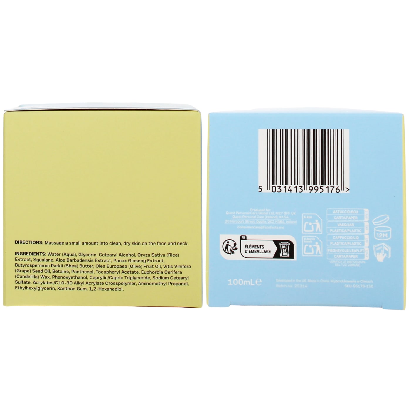 FACE FACTS 100ML DAILY RICH RICE CREAM