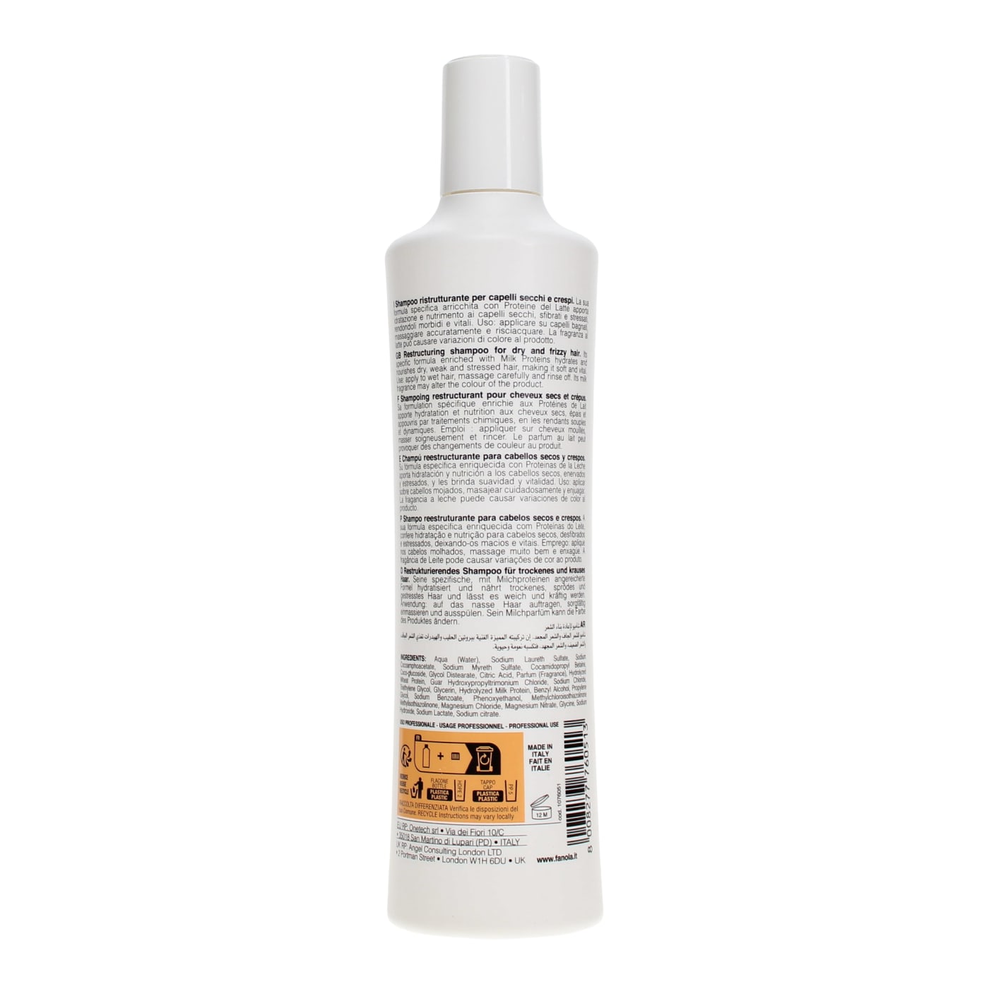 Fanola 350ml Shampoo Nourishing Restructuring