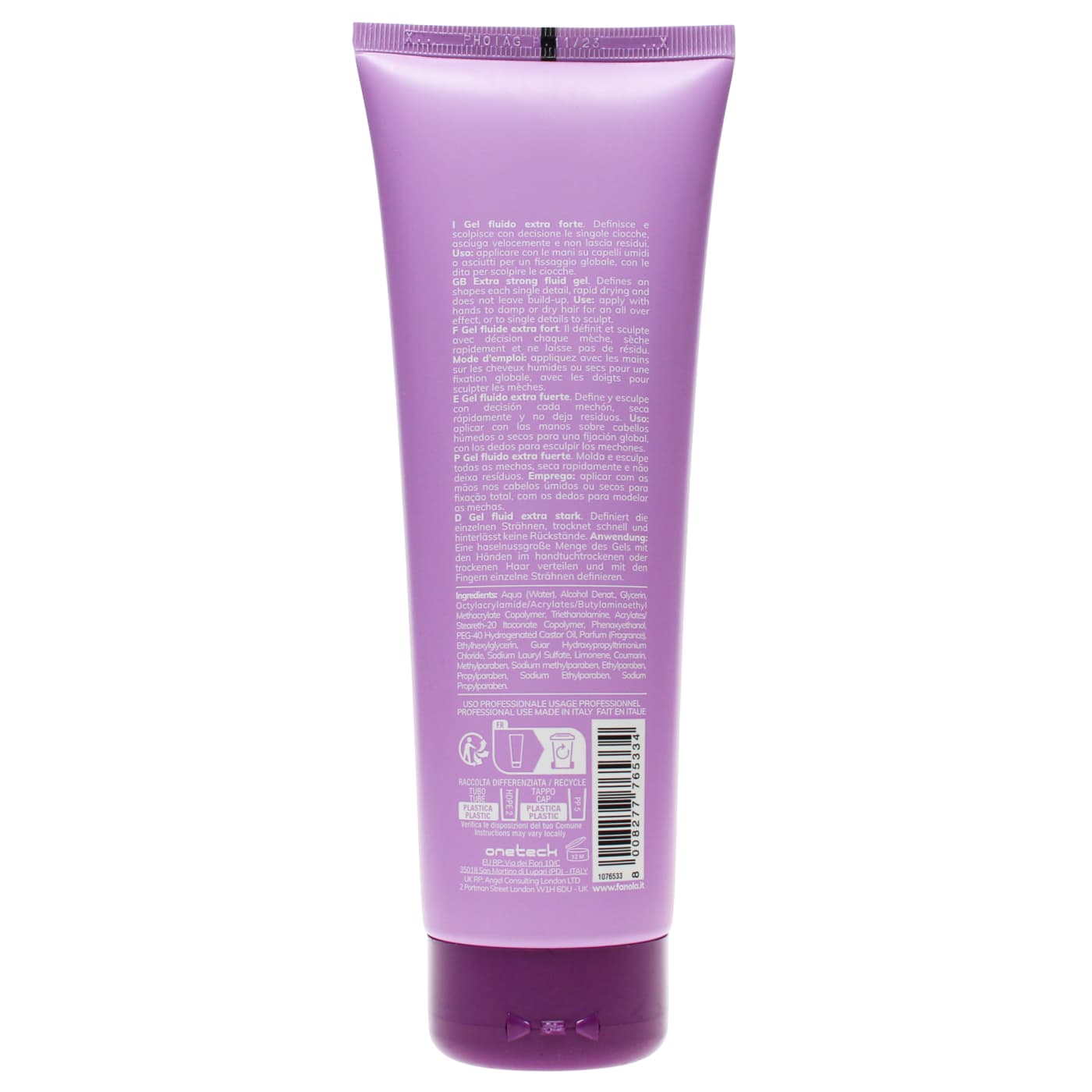Fanola 250ml Fan Touch Give Me Hold Gel