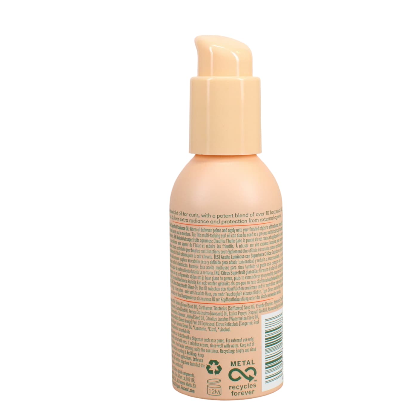 FLORA & CURL 100ML RADIANCE OIL CITRUS SUPERFRUIT