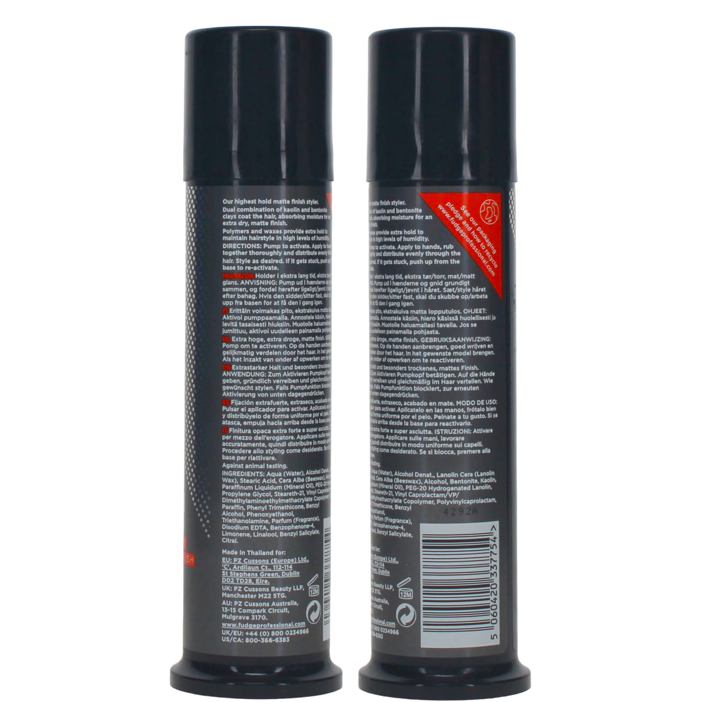 FUDGE 85G MATTE HED EXTRA STYLING CLAY
