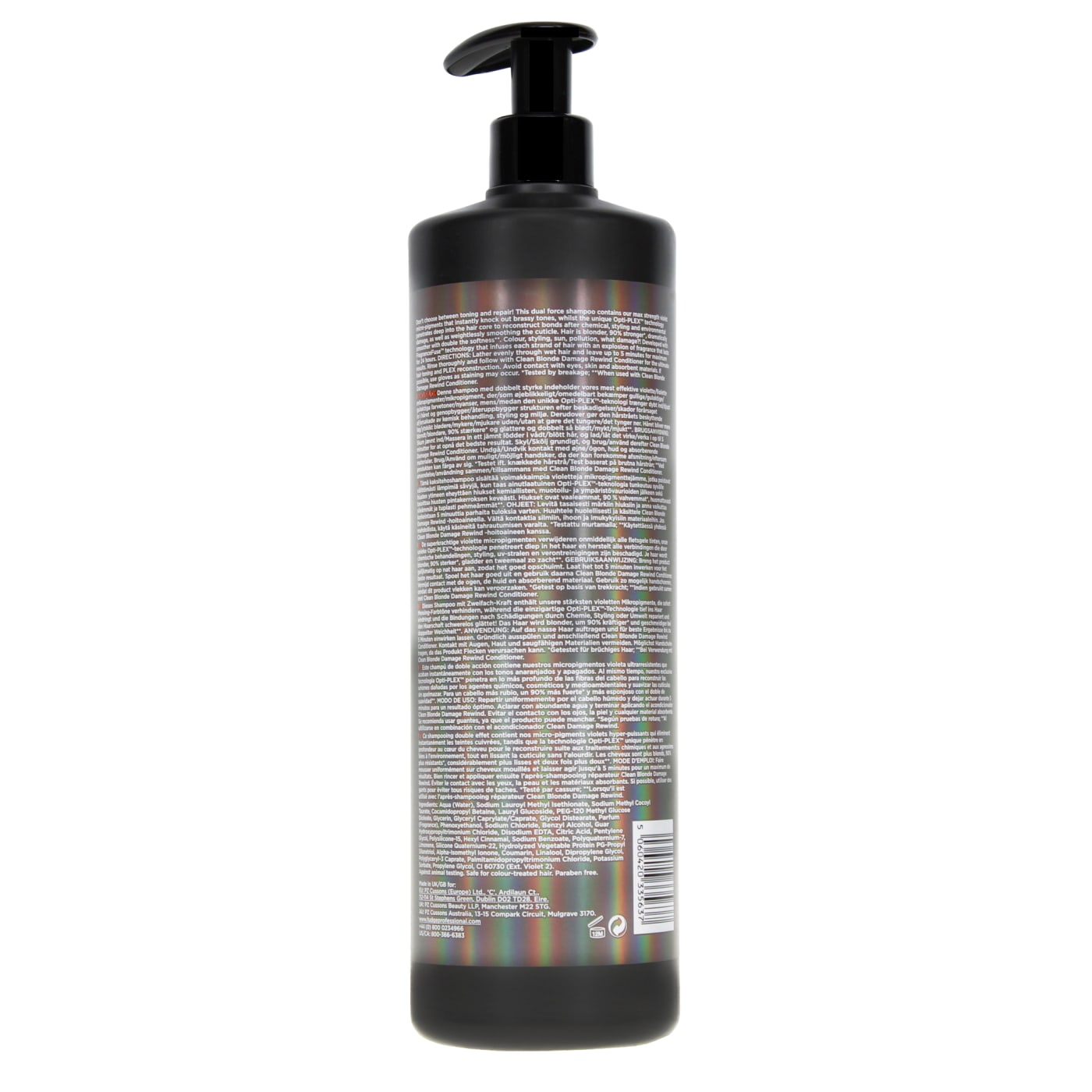 Fudge 1000ml Shampoo Blonde Damage Rewind Violet Toning