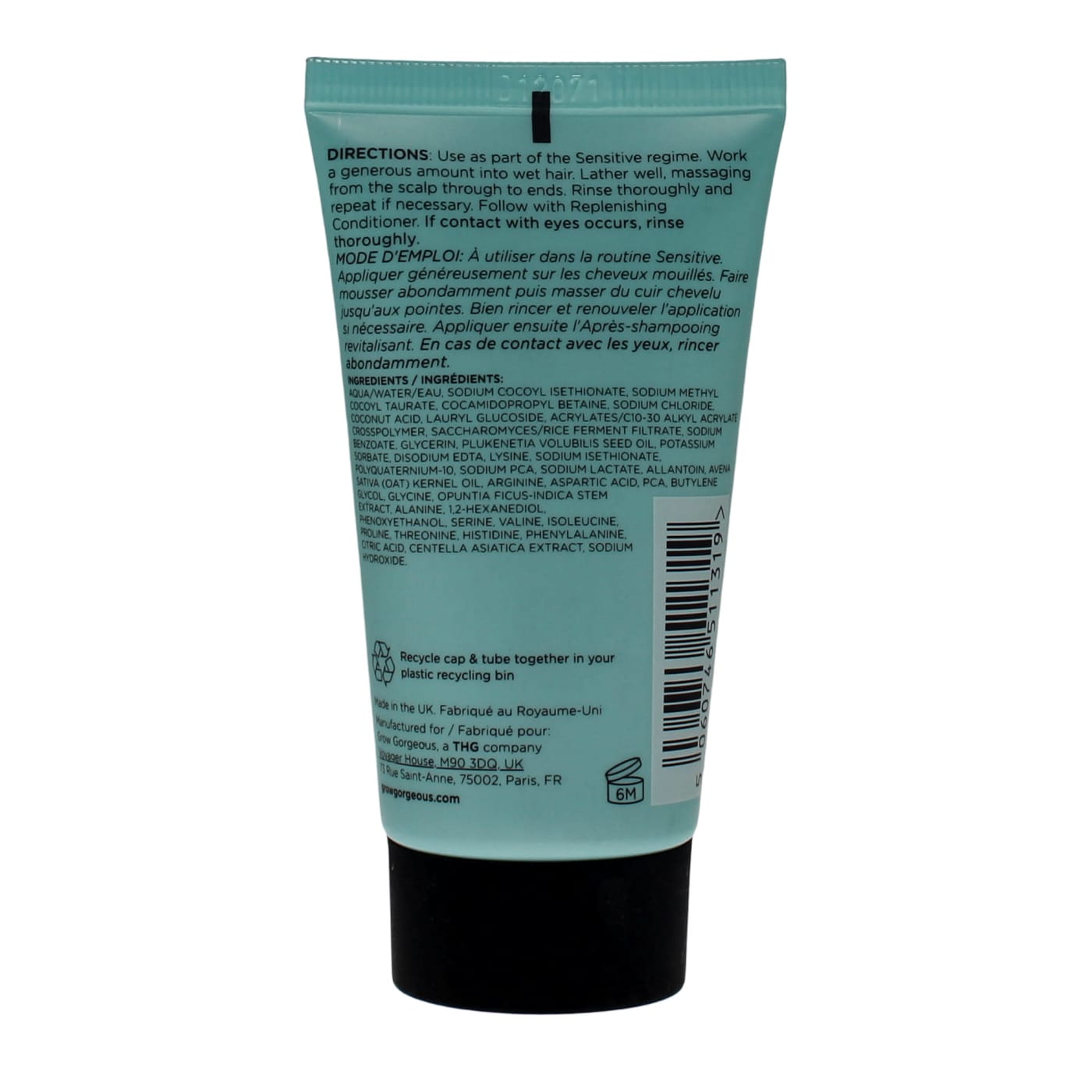 GROW GORGEOUS 50ML S/POO SENSITIVE