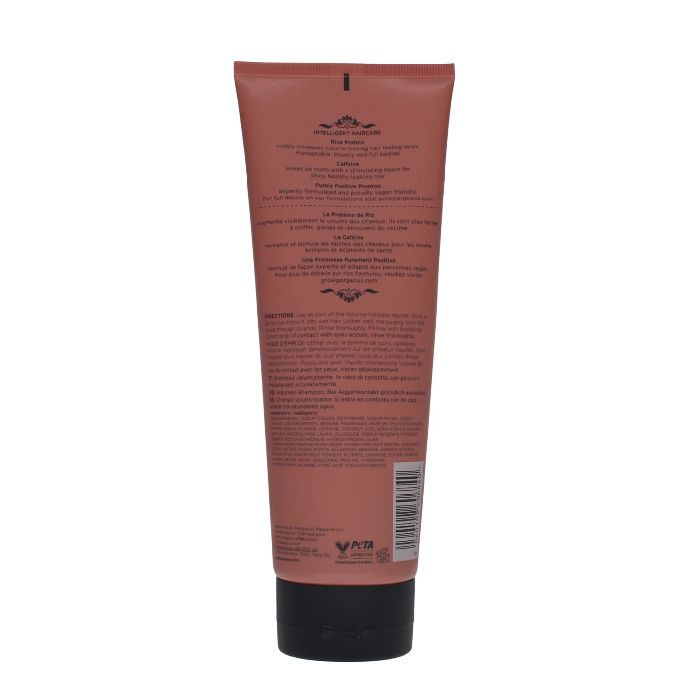 GROW GORGEOUS 250ML S/POO VOLUME