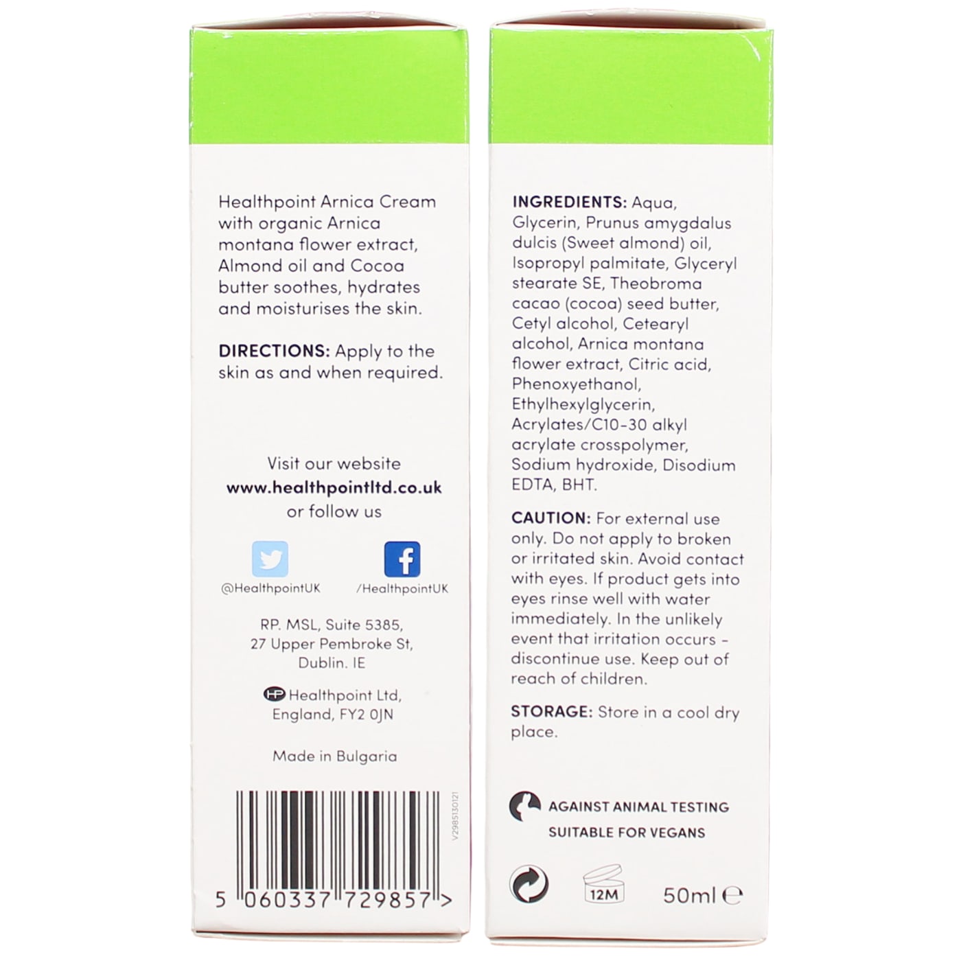 Healthpoint 50ml Cream Arnica