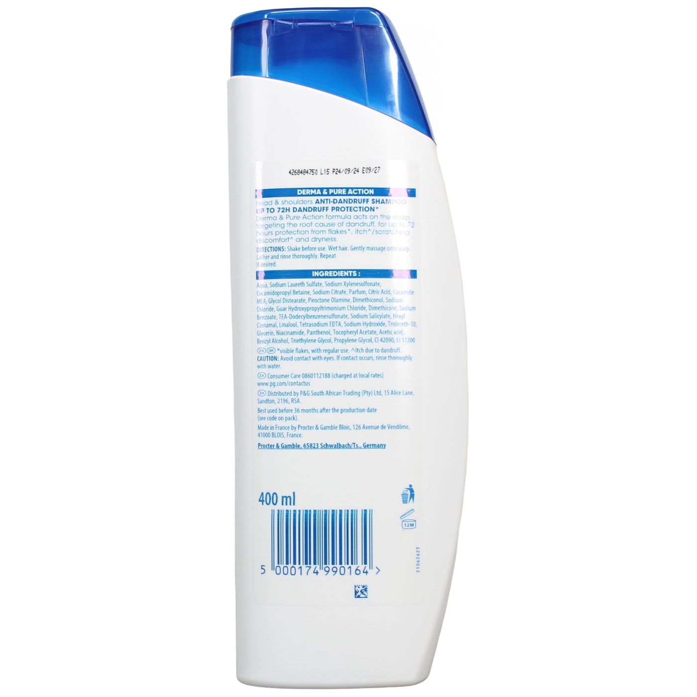 Head & Shoulders 400ml Shampoo Classic Clean