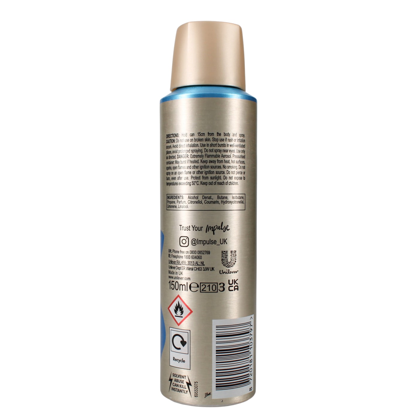 IMPULSE 150ML B/SPRAY TEASE