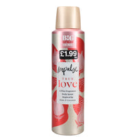 IMPULSE 150ML B/SPRAY LOVE PMP £1.99