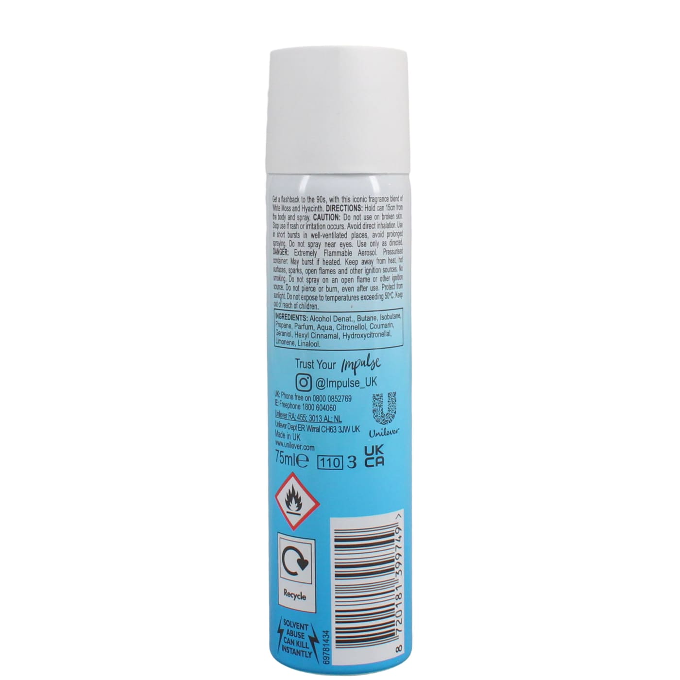IMPULSE 75ML B/SPRAY AIR (MOSS&HYACINTH)