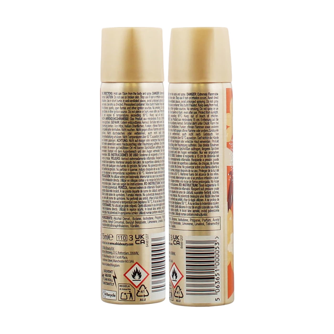 Impulse 75ml Body Spray Vanilla Kisses