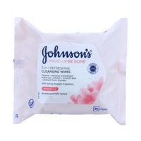 Johnsons Make Up Be Gone 5in1 Refreshing Cleansing Wipes 25's