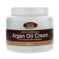 Kinglsey House 400ml Argan Oil Cream