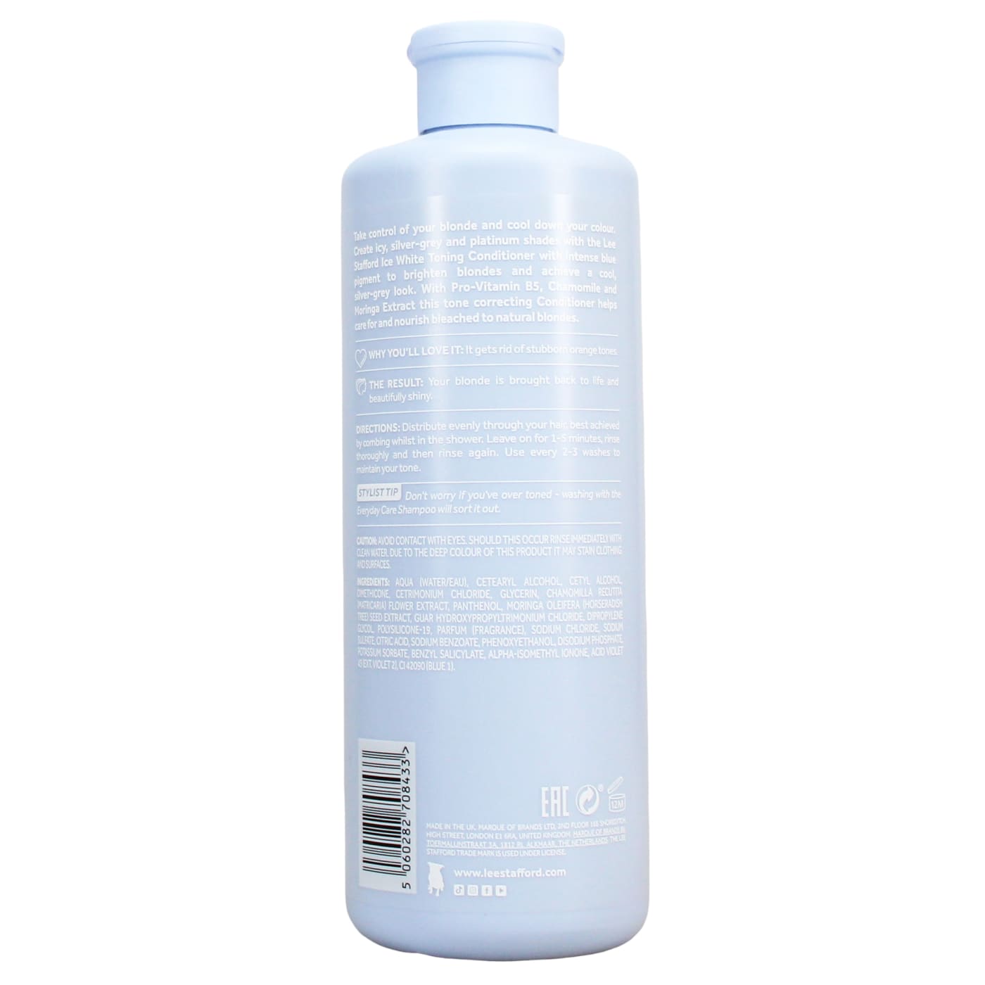 Lee Stafford Bleach Blondes 500ml Conditioner Ice White Toning