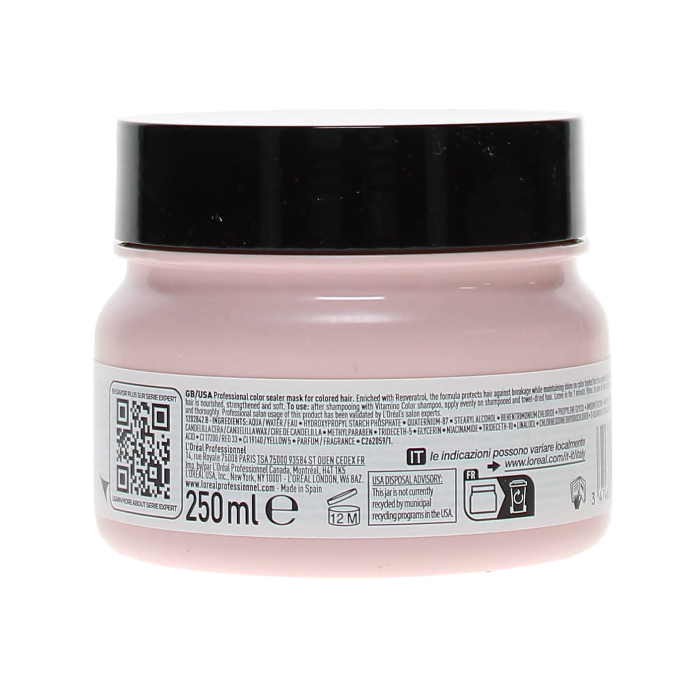 L'oreal Professionel Serie Expert 250ml Masque Vitamino