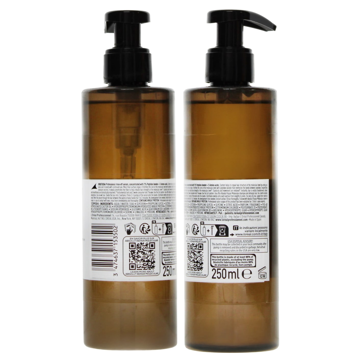 L'oreal Serie Expert 250ml Absolut Repair Molecular Rinse-Off Serum