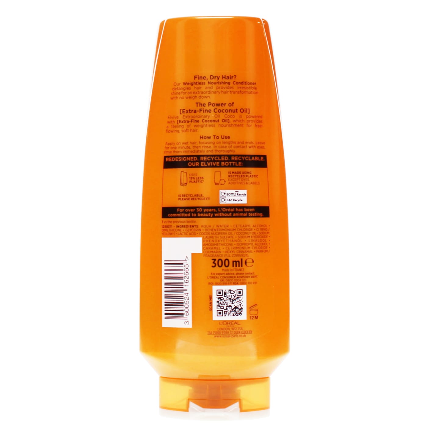 L'OREAL ELVIVE 300ML COND OIL COCO
