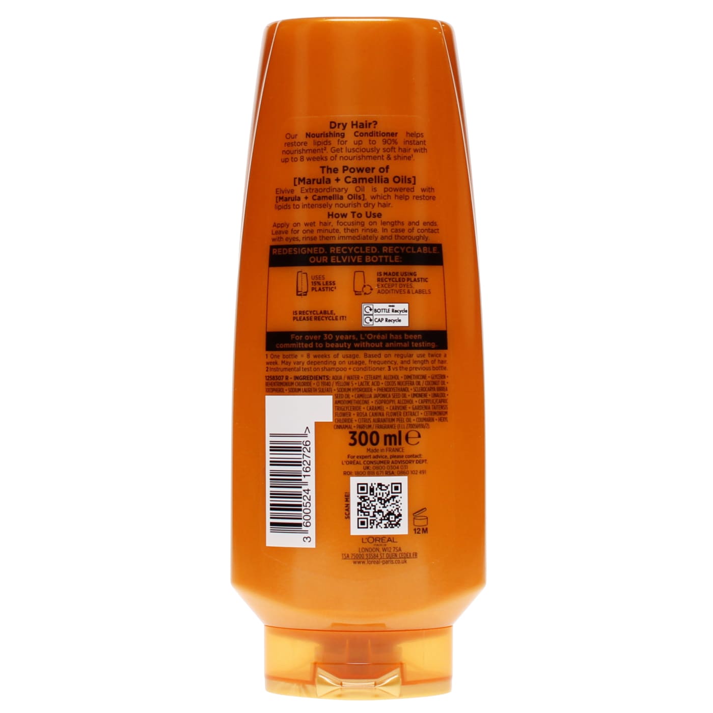 L'OREAL ELVIVE 300ML COND XTRAORDI OIL