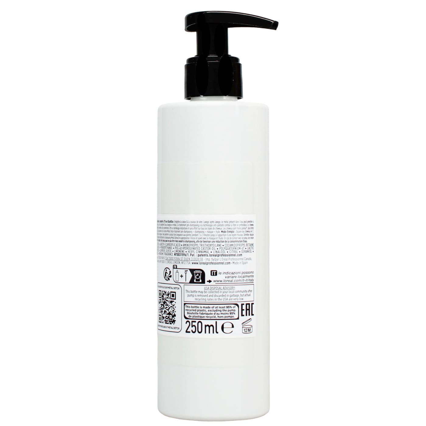L'OREAL S.EXPERT 250ML DETOX PRE-S/POO
