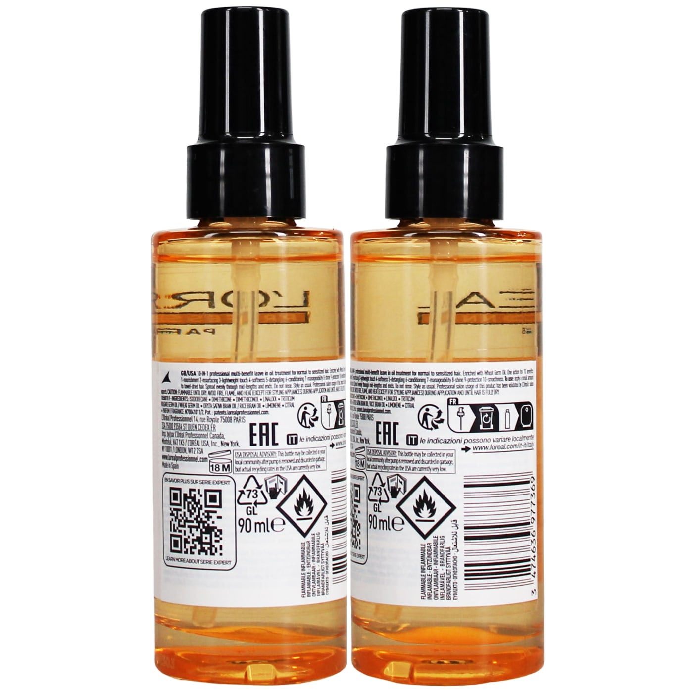 L'oreal Professionnel Serie Expert 90ml 10 in 1 Professional Oil Absolut Repair