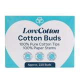 Love Cotton Cotton Buds Paper Stem 220's