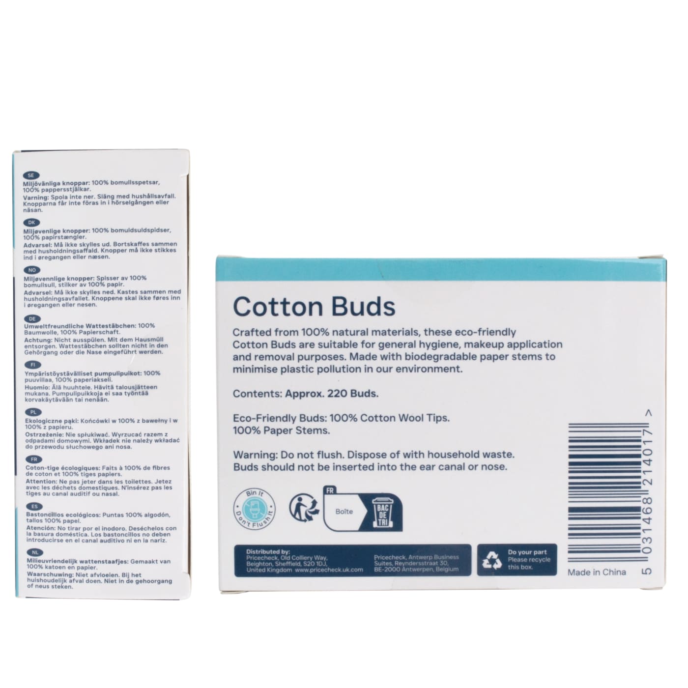 Love Cotton Cotton Buds Paper Stem 220's
