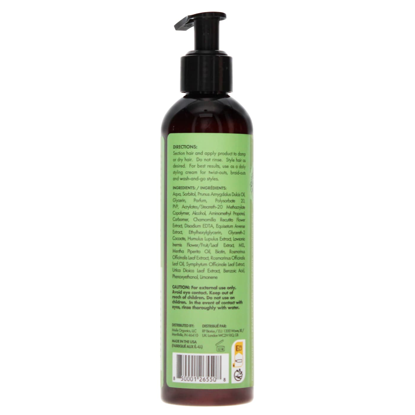 Mielle Rosemary Mint 240ml Daily Styling Crème Eu Labeled