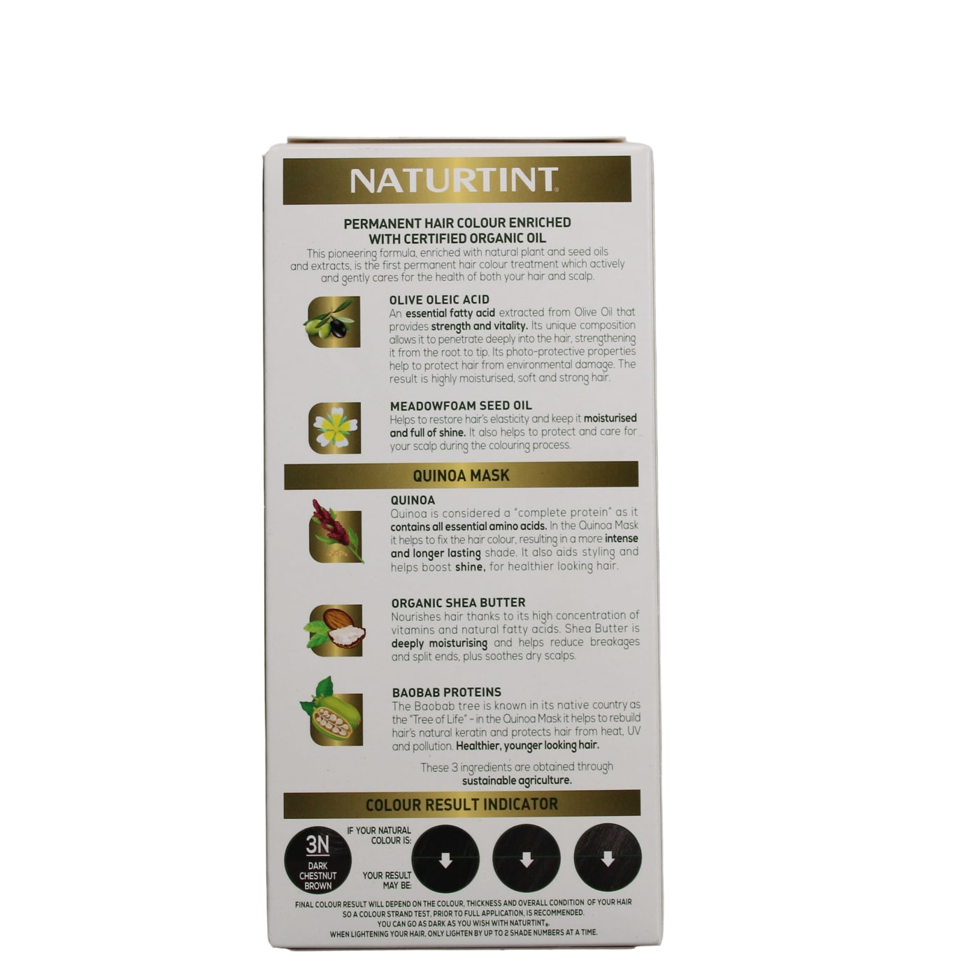 Naturtint Permanent Hair Colour Gel Dark Chestnut Brown 3N