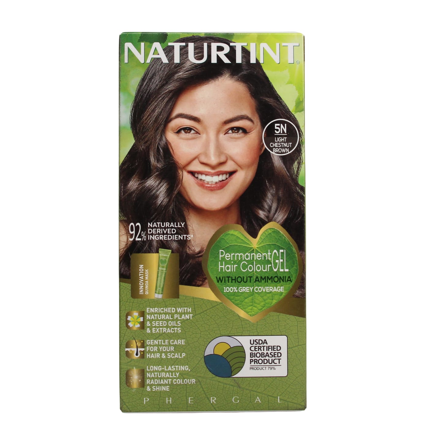 Naturtint Permanent Hair Colour Gel Light Chestnut Brown 5N