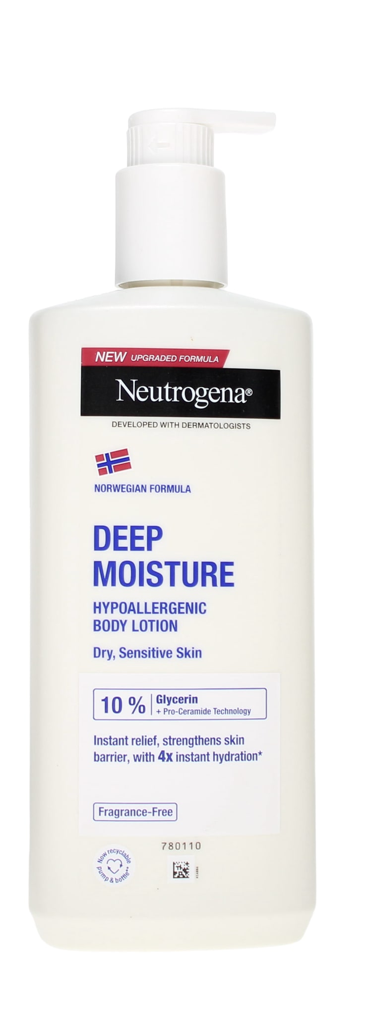 NEUTROGENA NORWEGIAN FORMULA 400ML BODY LOTION DEEP MOISTURE SENSITIVE